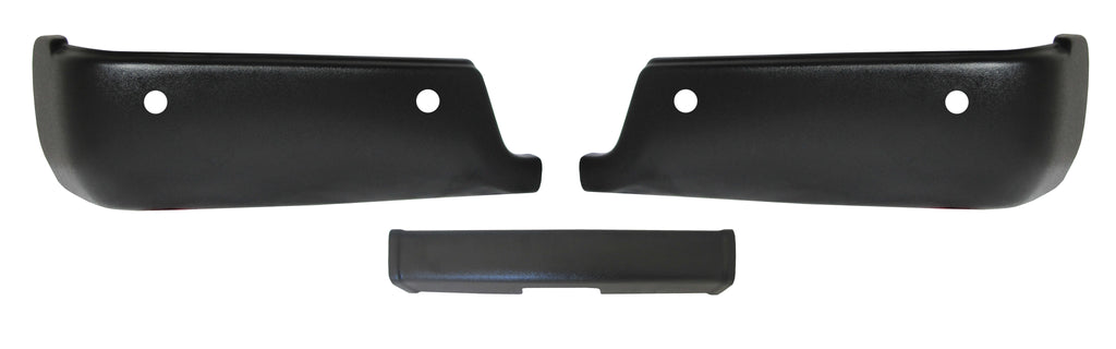 Shellz BR2011 Rear Bumper Cover Black Fits 09-18 LD HD Dual Exhaust