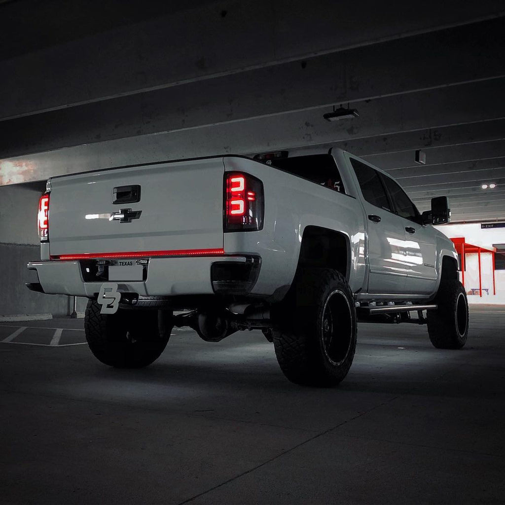 Shellz BK1001 Rear Bumper Cover Gloss Black Fits 14-18 Silverado Sierra LD HD