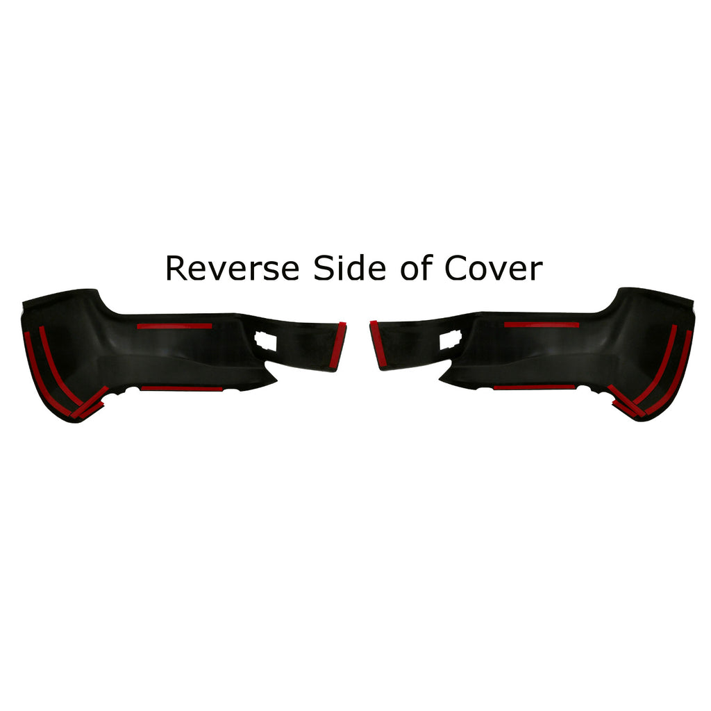 Shellz BT1002 Rear Bumper Cover Matte Black Fits 05-15 Tacoma