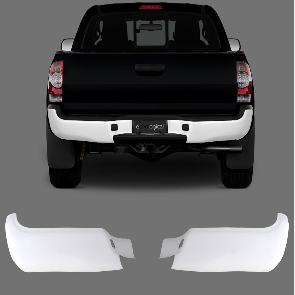 Shellz BT10SW Rear Bumper Cover White Fits 05-15 Tacoma