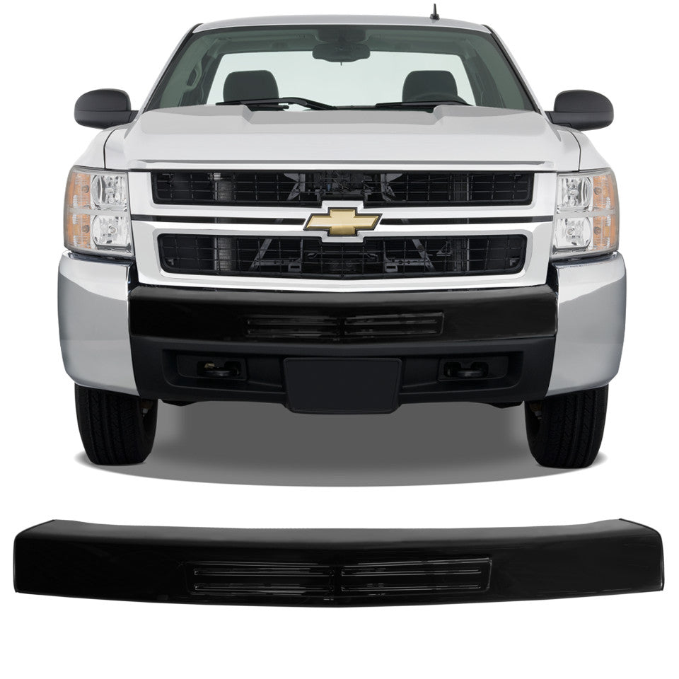 Shellz BG0101 Front Bumper Cover Gloss Black Fits 07-10 Silverado 2500 3500