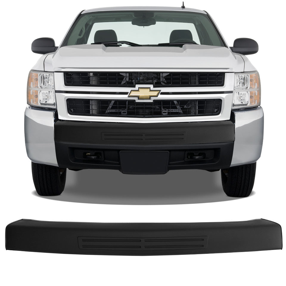 Shellz BG0102 Front Bumper Cover Matte Black Fits 07-10 Silverado 2500 3500