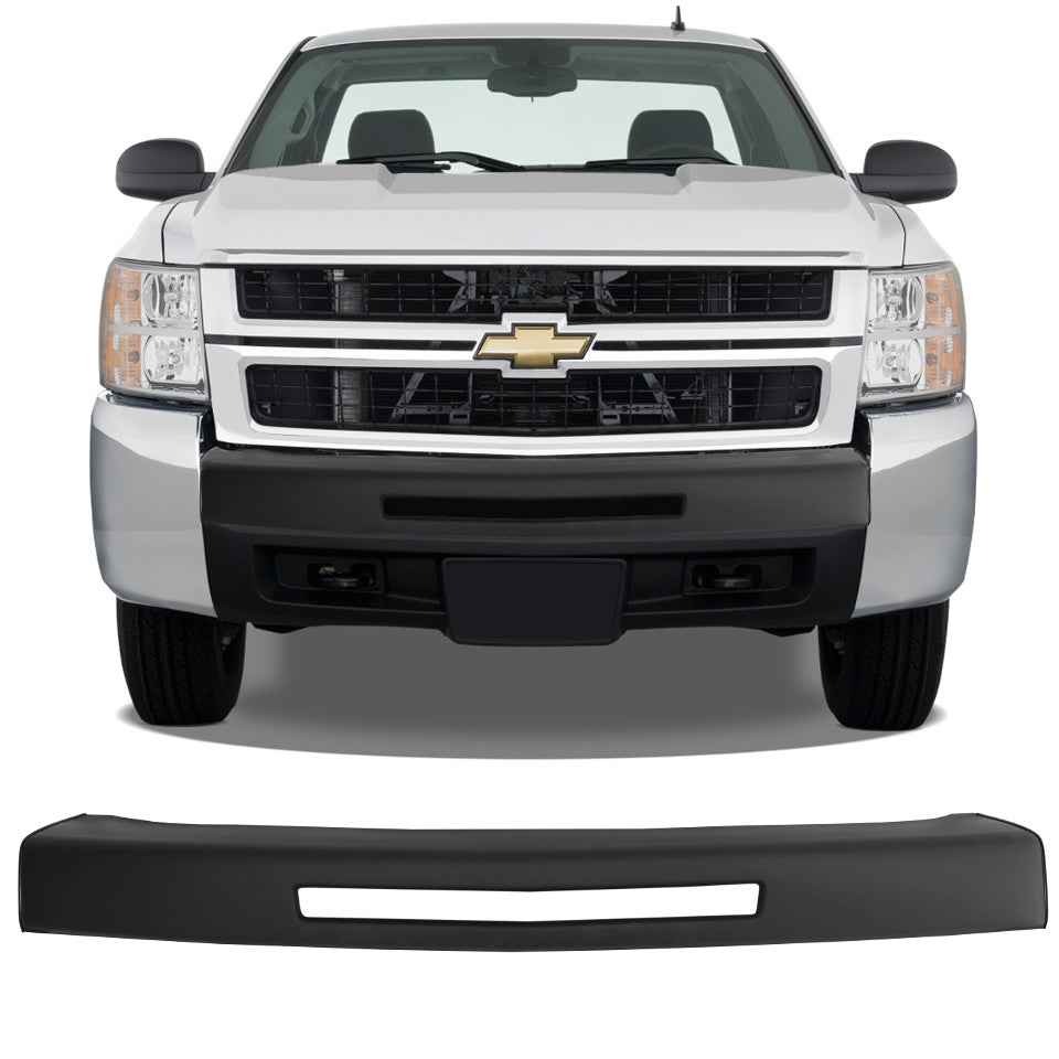 Shellz BG0302 Front Bumper Cover Matte Black Fits 07-10 Silverado 2500 3500