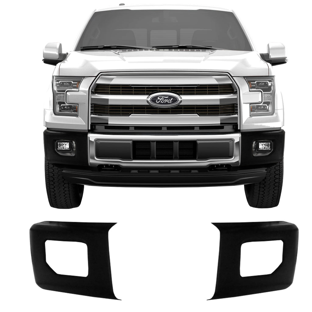 Shellz DF0212 Front Bumper Side Cover Paintable Fits 15-17 F-150 XL XLT