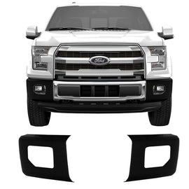 Shellz DF0202 Front Bumper Side Cover Matte Black Fits 15-17 F-150 XL XLT