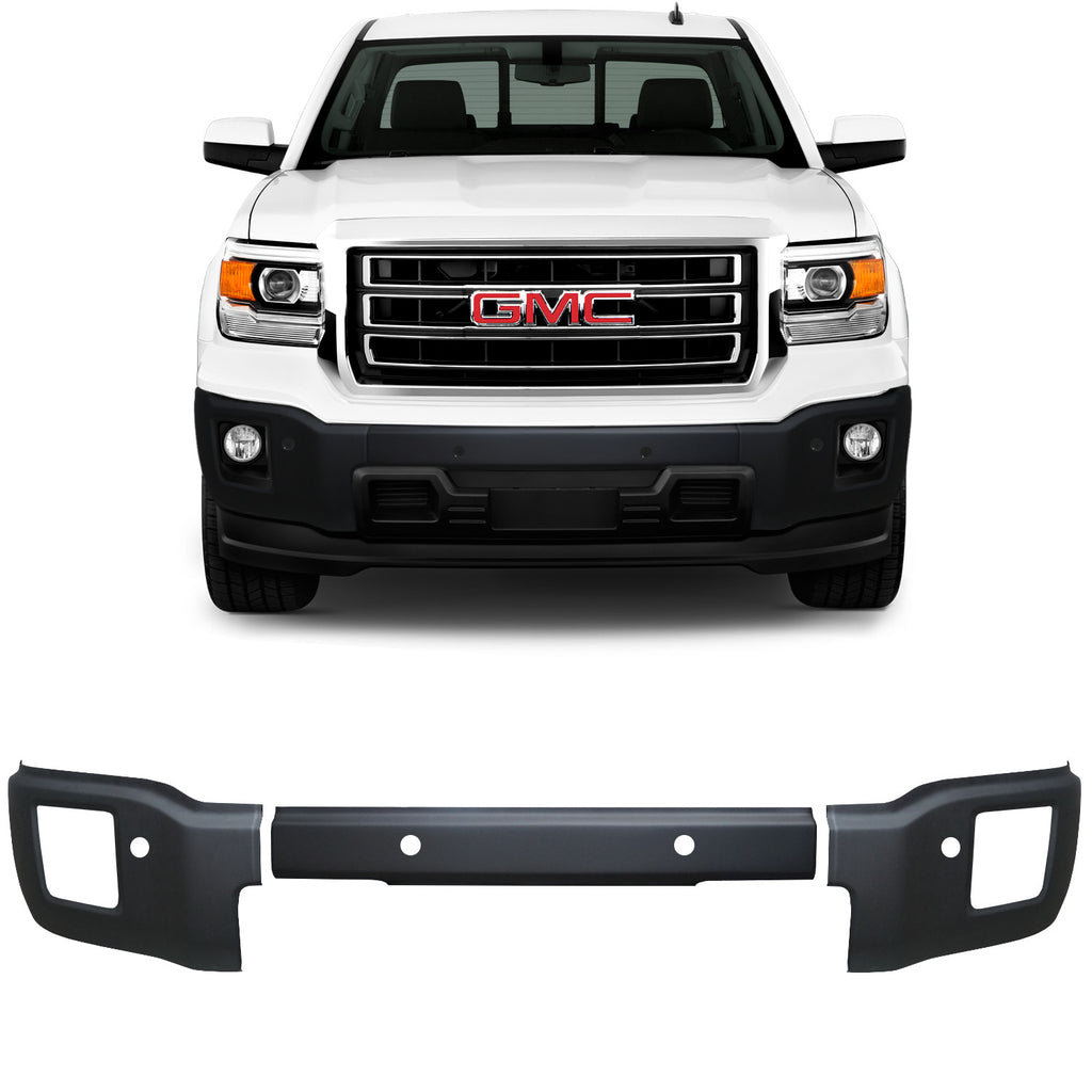 Shellz BS0402 Front Bumper Cover Matte Black Fits 14-15 Sierra 1500