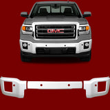 Shellz BS0410 Front Bumper Cover White Fits 14-15 Sierra 1500