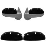 Shellz MBG01 Mirror Overlay Gloss Black Fits 07-13 Silverado/Sierra 1500