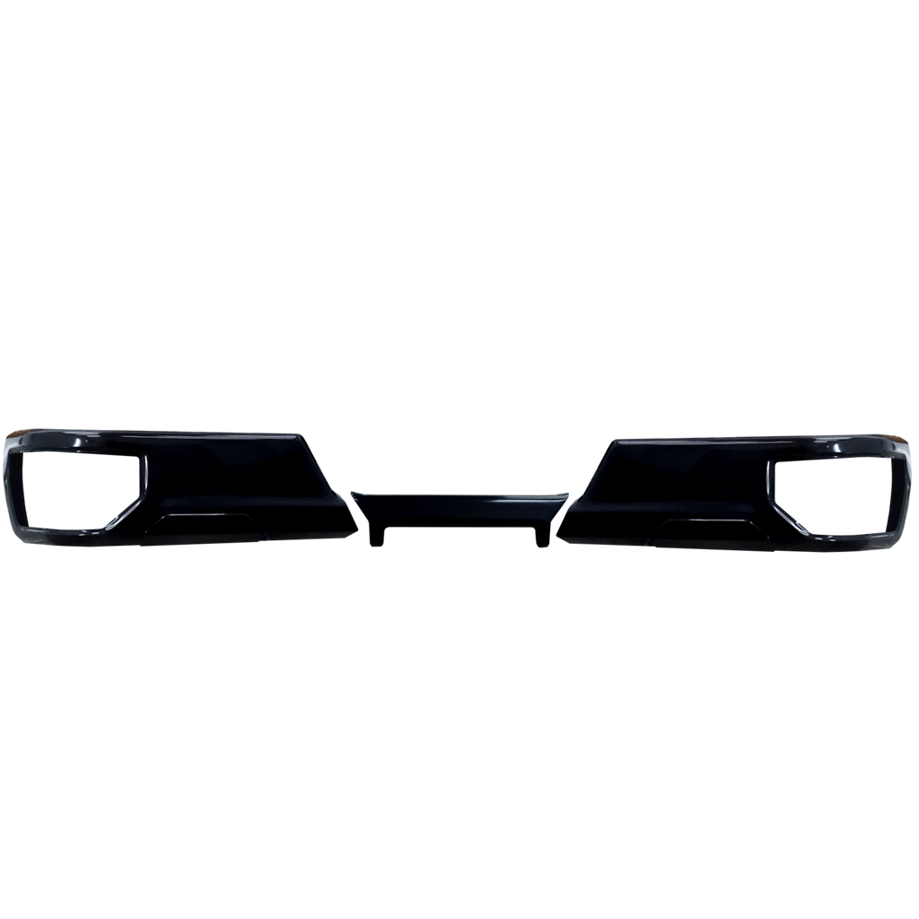 Shellz EK1001 Rear Bumper Cover Gloss Black Fits 19-23 Silverado/ Sierra LD HD