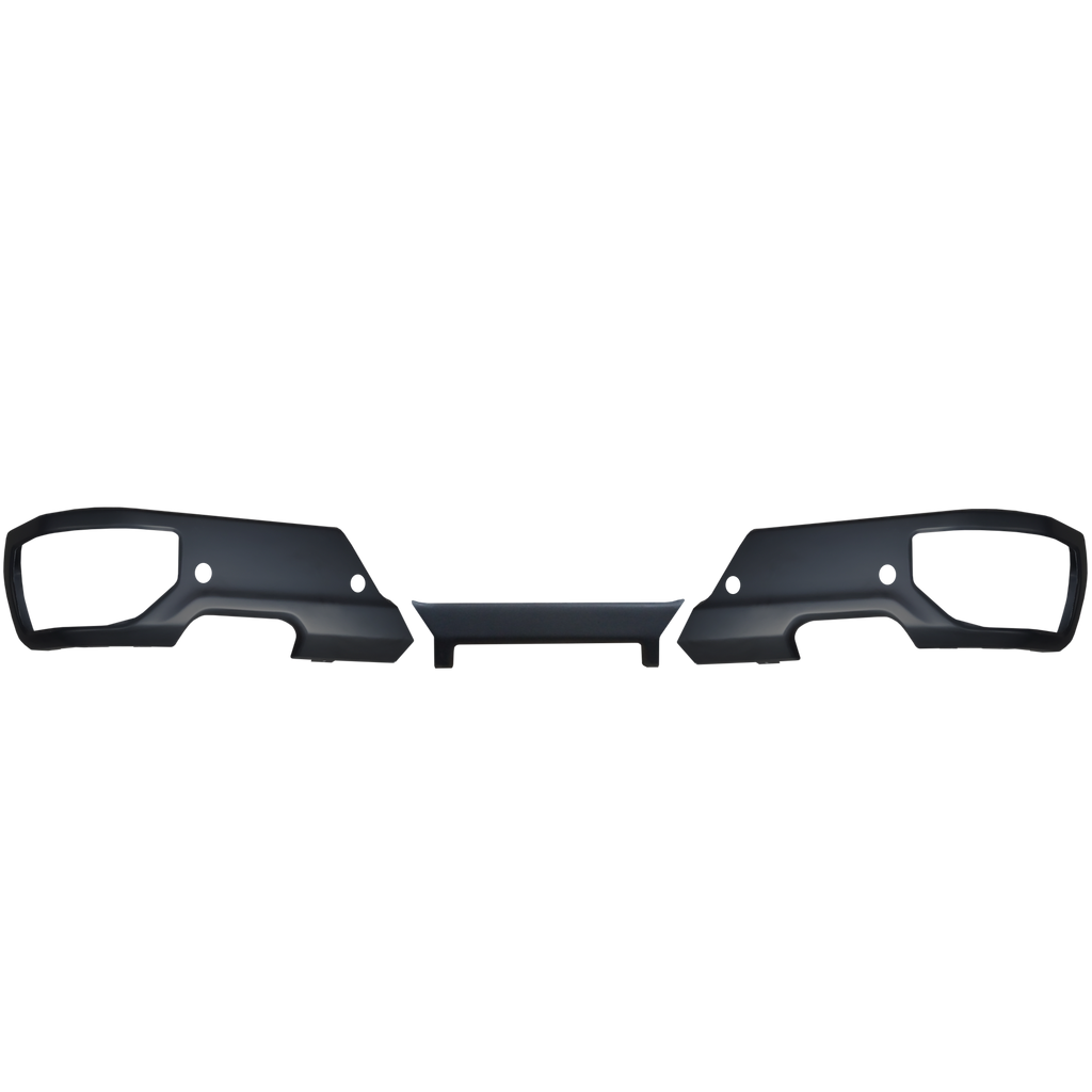 Shellz EK4002 Rear Bumper Cover Matte Black Fits 19-23 Silverado/ Sierra LD HD
