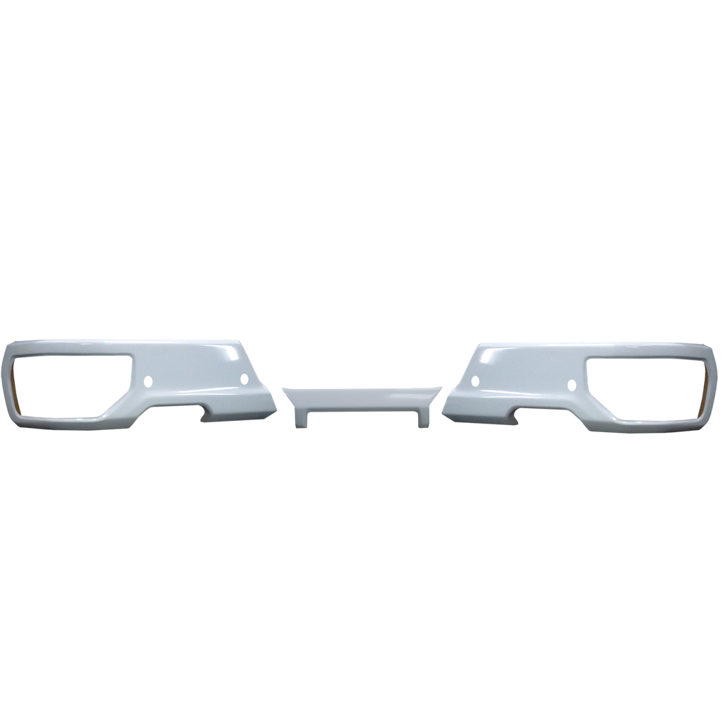 Shellz EK4010 Rear Bumper Cover White Fits 19-23 Silverado/ Sierra LD HD