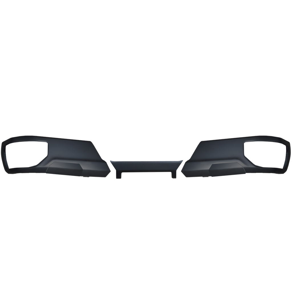 Shellz EK1002 Rear Bumper Cover Matte Black Fits 19-23 Silverado/ Sierra LD HD