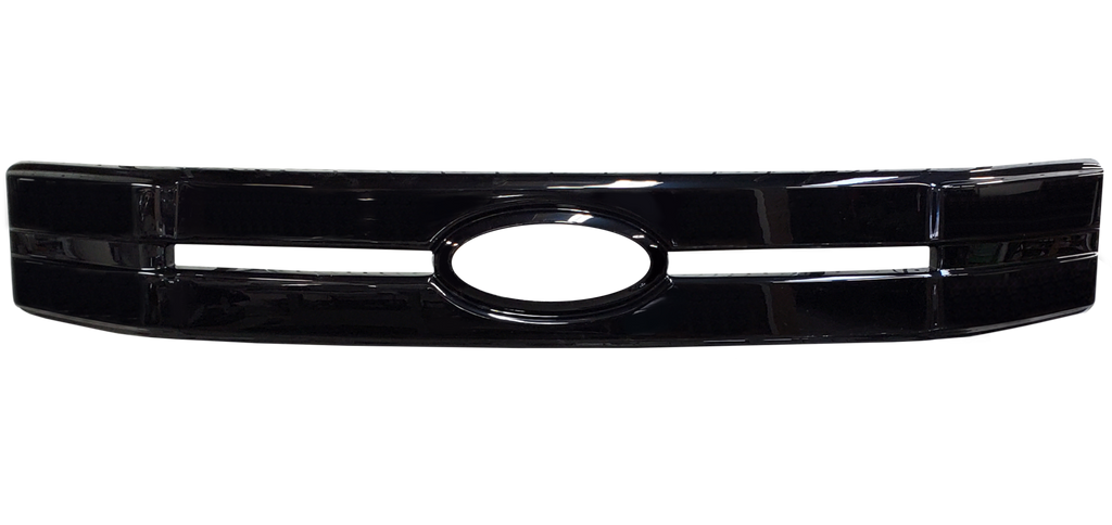 Shellz G-EF01 Grille Overlay Gloss Black Fits 18-20 F-150 XLXLT Lariat