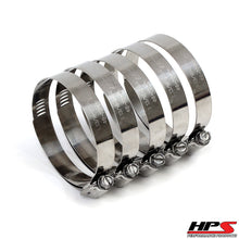 Load image into Gallery viewer, HPS Stainless Steel Worm Gear Liner Clamp Size 80 5pc Pack 4-5/8" – 5-1/2"