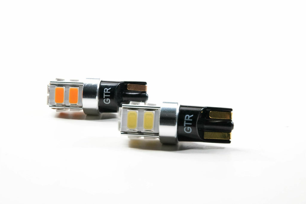 GTR Lighting GTR.LED310-2PK T10/194 Amber / 10-Chip Canbus LED Bulb Pair
