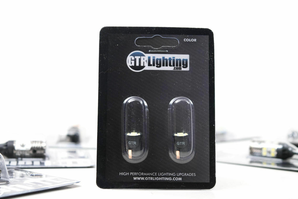 GTR Lighting GTR.LED531-2PK T10/194 Blue / Low Profile LED Bulb Pair