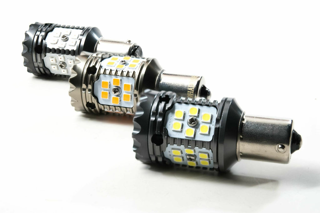 GTR Lighting GTR.LED570-2PK 1157 Amber / Carbide Canbus 2.0 LED Bulb Pair