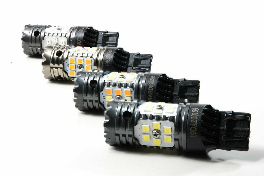GTR Lighting GTR.LED591-2PK 7440/7443 Red / Carbide Canbus 2.0 LED Bulb Pair
