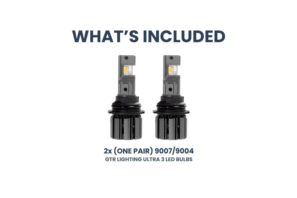 GTR Lighting GTR.LED808 9007 9004 Ultra 3 Hi LED Bulbs Pair
