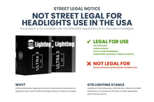 Load image into Gallery viewer, GTR Lighting GTR.LED808 9007 9004 Ultra 3 Hi LED Bulbs Pair