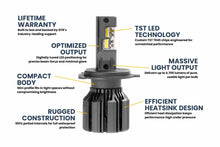 Load image into Gallery viewer, GTR Lighting GTR.LED810 H4 9003 Ultra 3 LED Bulbs Pair