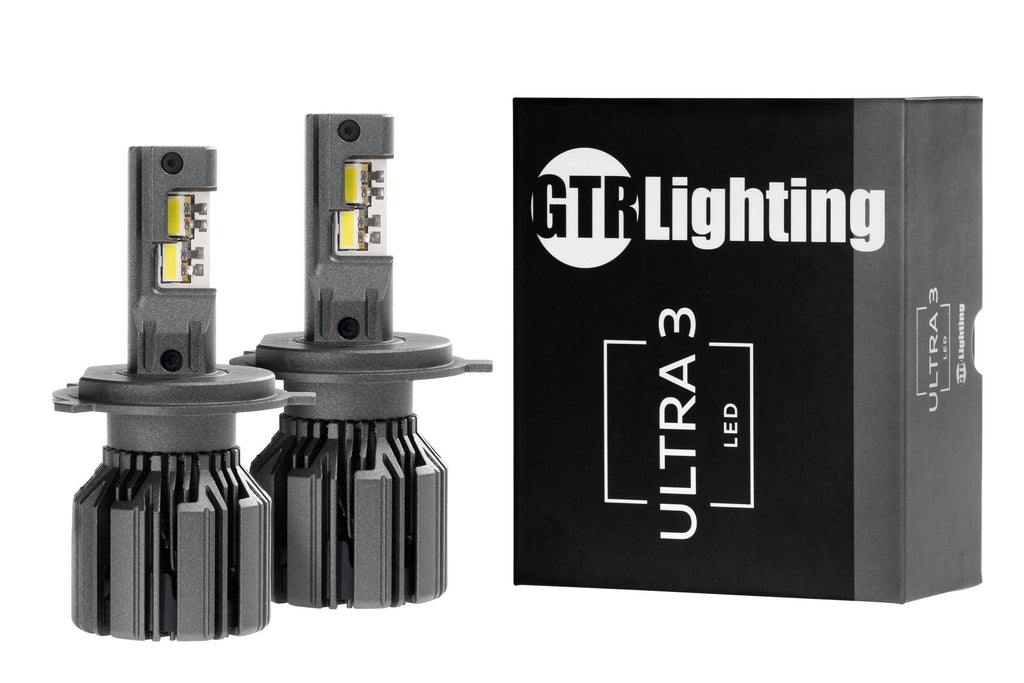 GTR Lighting GTR.LED810 H4 9003 Ultra 3 LED Bulbs Pair