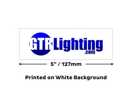 GTR Lighting GTR.SH022 Sticker GTR Lighting logo 23