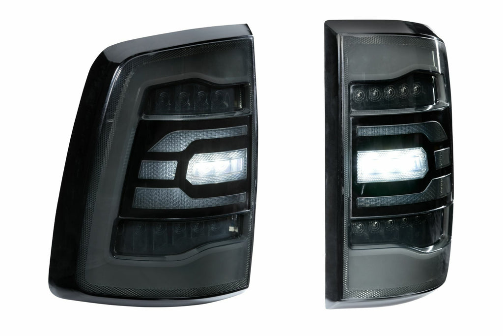 GTR Lighting GTR.TL10 Carbide LED Tail Lights Smoked For 2009-2018 Dodge Ram