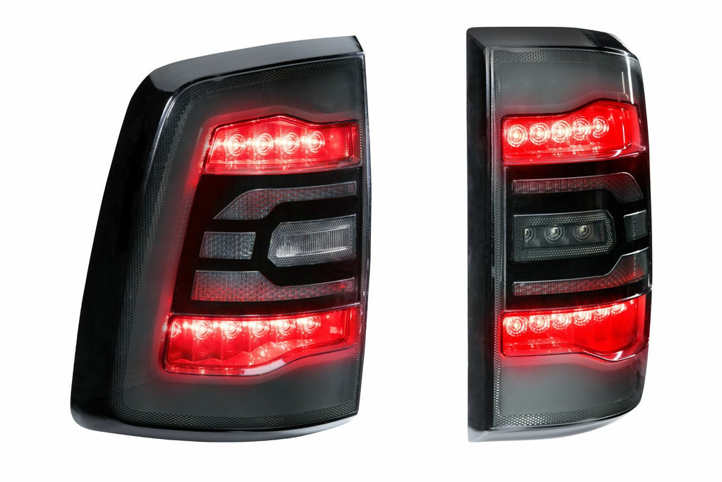 GTR Lighting GTR.TL10 Carbide LED Tail Lights Smoked For 2009-2018 Dodge Ram