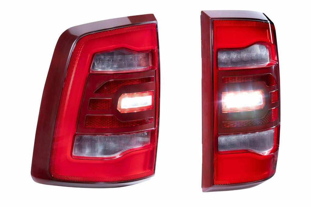 GTR Lighting GTR.TL05 Carbide LED Tail Lights Red For 2009-2018 Dodge Ram