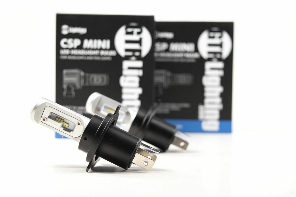 GTR Lighting SN.LED151-2PK H4/9003 CSP Mini Bulb LED Bulb Pair