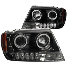 Load image into Gallery viewer, Anzo USA 111043 Projector Headlight Set w/Halo Fits 99-04 Grand Cherokee