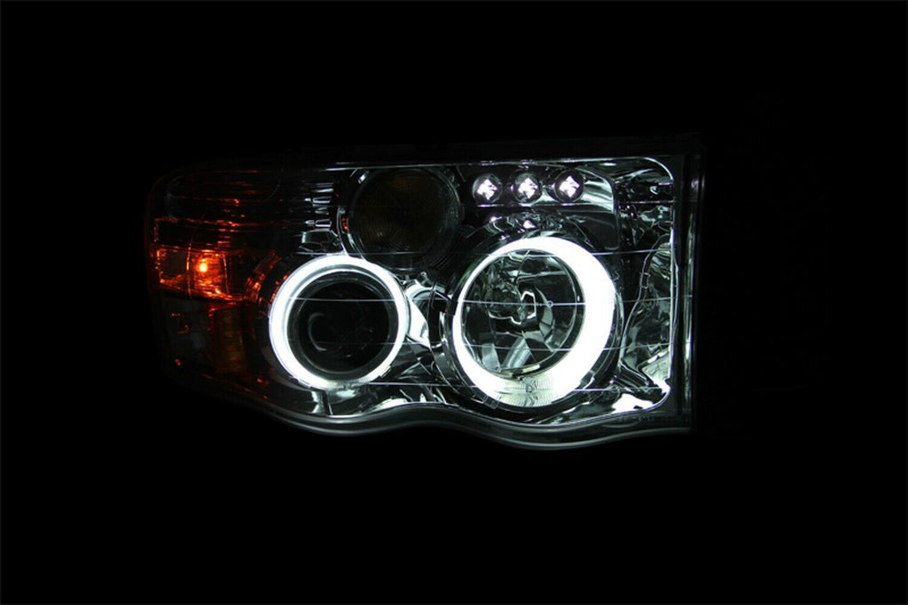 Anzo USA 111165 Projector Headlight Set w/Halo Fits Ram 1500 Ram 2500 Ram 3500