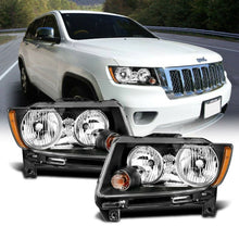 Load image into Gallery viewer, Anzo USA 111432 Crystal Headlight Set Fits 11-13 Grand Cherokee