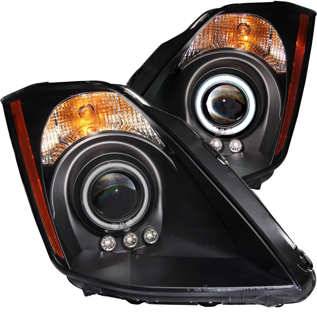 Anzo USA 121446 Projector Headlight Set w/Halo Fits 03-07 350Z