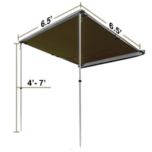 Load image into Gallery viewer, Raptor 100000-000200 Retractable Roof Top Awning