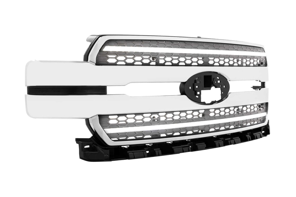 Morimoto XBG17 Chrome Finish w White DRL LED Grille Ford F150 18-20