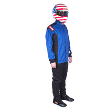 Load image into Gallery viewer, RaceQuip Single Layer Fire Suit Jacket Blue Small