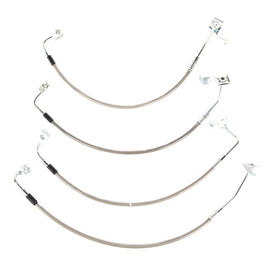 Rugged Ridge 16734.10 Brake Hose Kit Fits 07-18 Wrangler (JK)