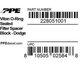 PPE Diesel 228051001 Filter Spacer Block