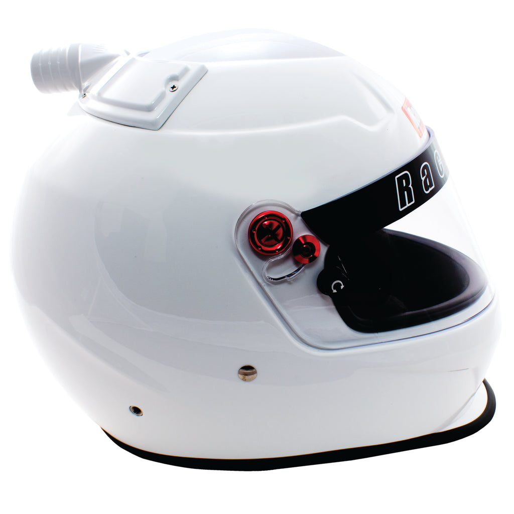 RaceQuip PRO20 Top Air Full Face Helmet Gloss White Medium