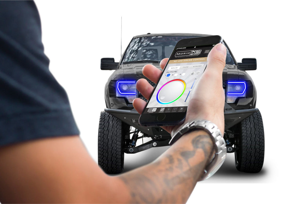 Profile LED49 Fits F150 w/ OEM HID 1 3-14 Prism Fitted Halos Kit