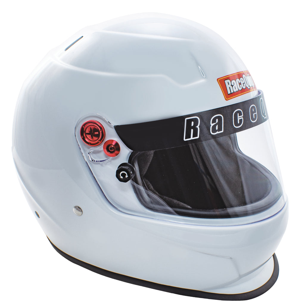 RaceQuip PRO20 Full Face Helmet Gloss White XL