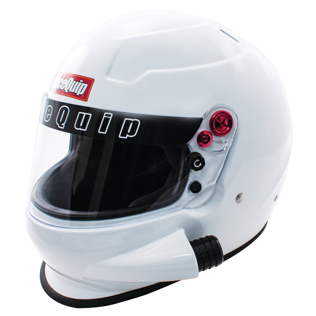 RaceQuip PRO20 Side Air Full Face Helmet Gloss White Small