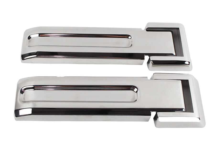 Kentrol 30017 Polished Silver Tailgate Hinge Overlays 4 Pieces 07-18 Wrangler JK