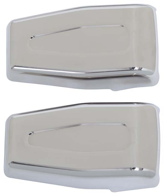 Kentrol 30018 Polished Silver Liftgate Hinge Overlays Pair 07-18 Wrangler JK