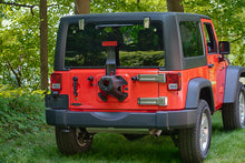 Load image into Gallery viewer, Kentrol 30018 Polished Silver Liftgate Hinge Overlays Pair 07-18 Wrangler JK