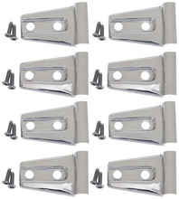 Load image into Gallery viewer, Kentrol 30021 Polished Silver Door Hinge Overlays 8 Pc 4 Door 07-18 Wrangler JK