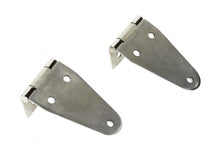 Load image into Gallery viewer, Kentrol 30402 Polished Silver Hood Hinge Pair 55-95 CJ and Wrangler YJ