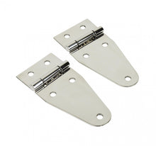 Load image into Gallery viewer, Kentrol 30402 Polished Silver Hood Hinge Pair 55-95 CJ and Wrangler YJ